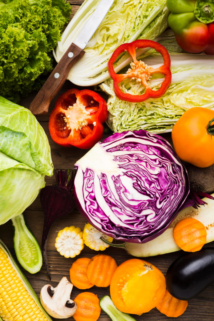 vegetables-assortment-wooden-background